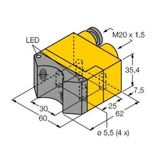 Turck NI4-DSU35TC-2AD4X2