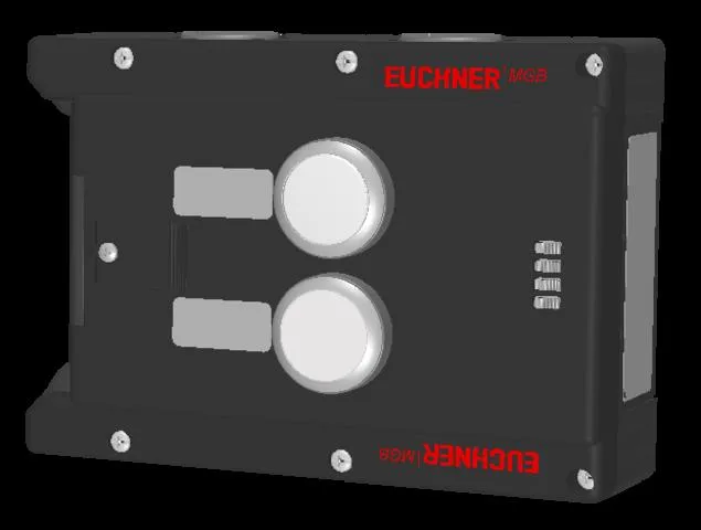Euchner MGB-L2-ARA-AL2A1-M-L-121174 Locking module MGB-L2-ARA (guard locking by solenoid force) with 2 pushbuttons, incl label carrier