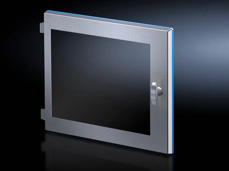 Rittal HD 4000.080 HD Gözetleme penceresi, açma/kapama kollu, GxY: 518x436 mm, paslanmaz çelik, 14301