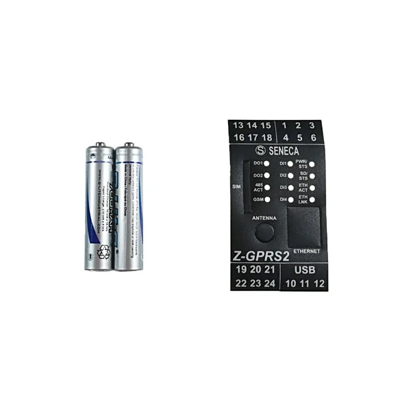 Seneca Z-GPRS2-BTT Replacement batteries and front label for Z-GPRS2/Z-GPRS2-SEAL