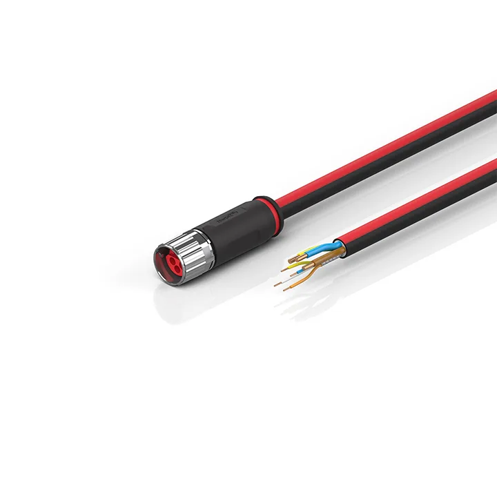 Beckhoff ZK7910-1800-0xxx B17, ENP cable, PUR, 3 G 25 mm² + (1 x 4 x AWG22), drag chain suitable, key 3 (user-defined voltage)