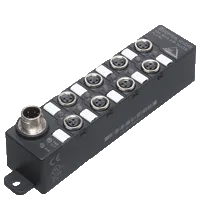 Pepperl+Fuchs VBA-4E4A-G16-ZEJ/E2L G16 compact module, 4 inputs (PNP) and 4 electronic outputs