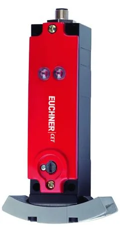 Euchner CET1-AX-LDA-00-50X-SC Read head CET1-AX-, 2 plug connectors M8, with guard locking and guard lock monitoring, double ramp