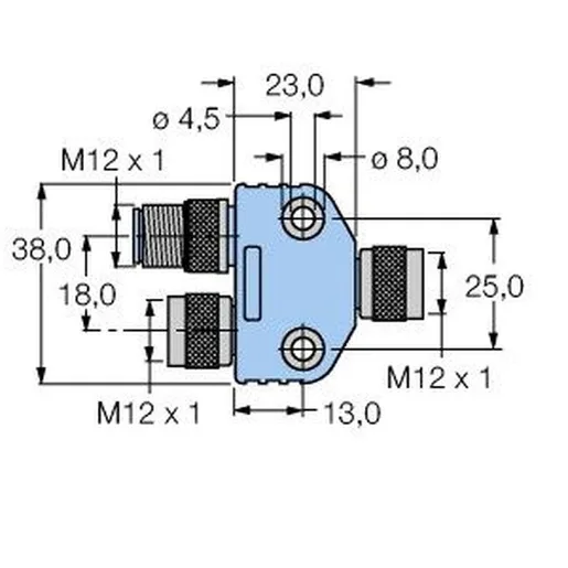 Turck VB2-FKM-FKM-FSM57
