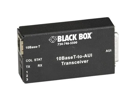 Black Box LE180A  10BASE-T to AUI Alıcı Verici