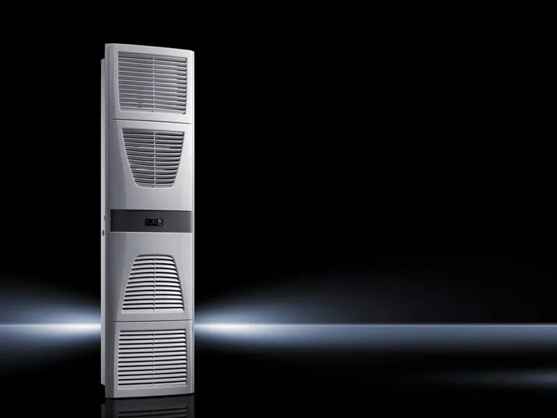 Rittal SK 3366.545 SK Blue e duvara monte klima, yassı, 1,25 kW, 400 -460 V, 3~, 50/60 Hz, çelik sac, GYD: 435 x 1590 x 204 mm