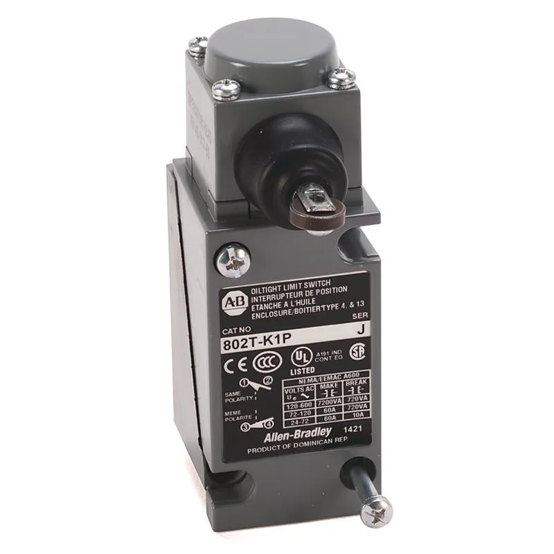 Allen Bradley 802T-K1TP Metal Plug-In Oiltight Limit Switch