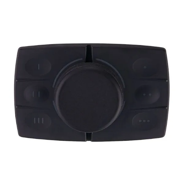 IFM ecomatPanel/COP iki eksende itme ve manevra kolu (joystick) işlevli ve arkadan aydınlatmalı tuşlara sahip, basmalı düğme modülü