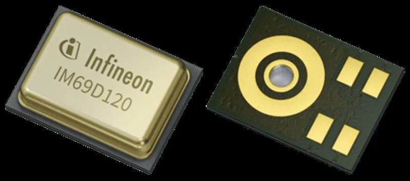 Infineon IM69D120 High performance digital XENSIV™  MEMS microphone