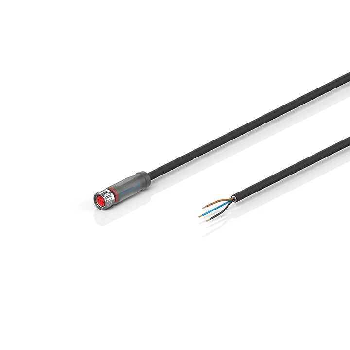 Beckhoff ZK2002-2200-0xxx Sensor cable, PUR, 3 x 025 mm², drag-chain suitable