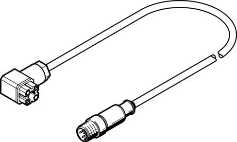 Festo NEBC-P1W4-K-0.3-N-M12G5 Bağlantı kablosu