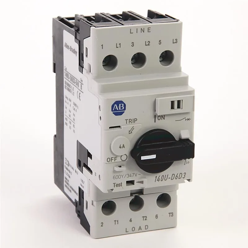 Allen Bradley 140U-D6D3-B40 Circuit Breaker 3-Pole 4 A UL 489