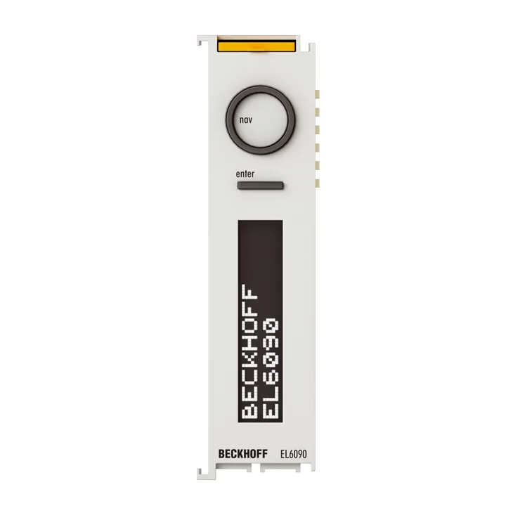 Beckhoff EL6090 EtherCAT Terminal, display with navigation switch, operating hours counter