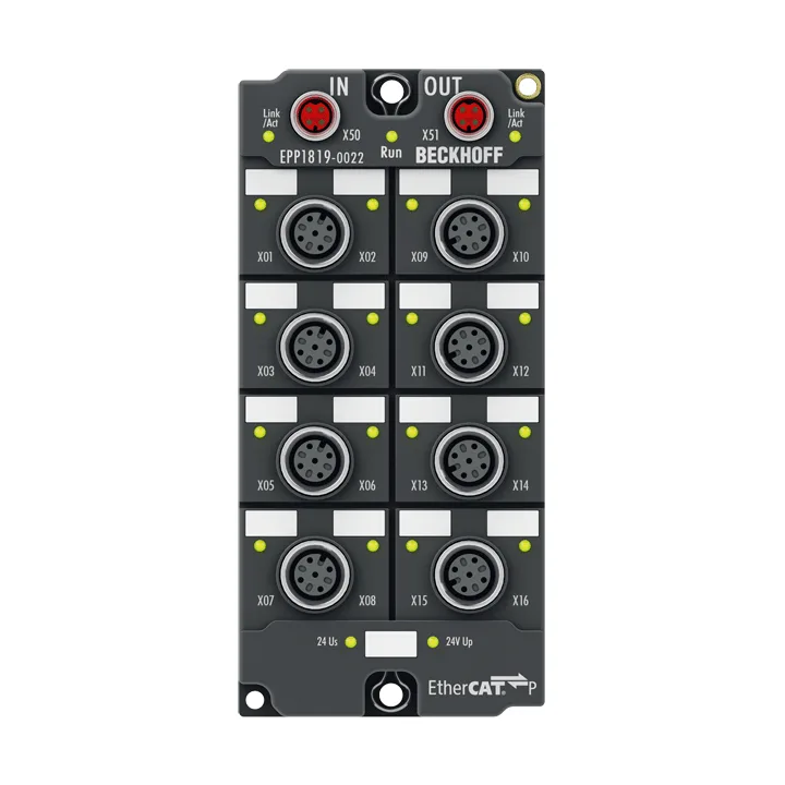 Beckhoff EPP1819-0022 EtherCAT P Box, 16-channel digital input, 24 V DC, 10 µs, M12