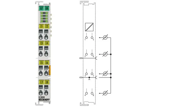 BECKHOFF EL3008 8-Channel Analog Input Terminal
