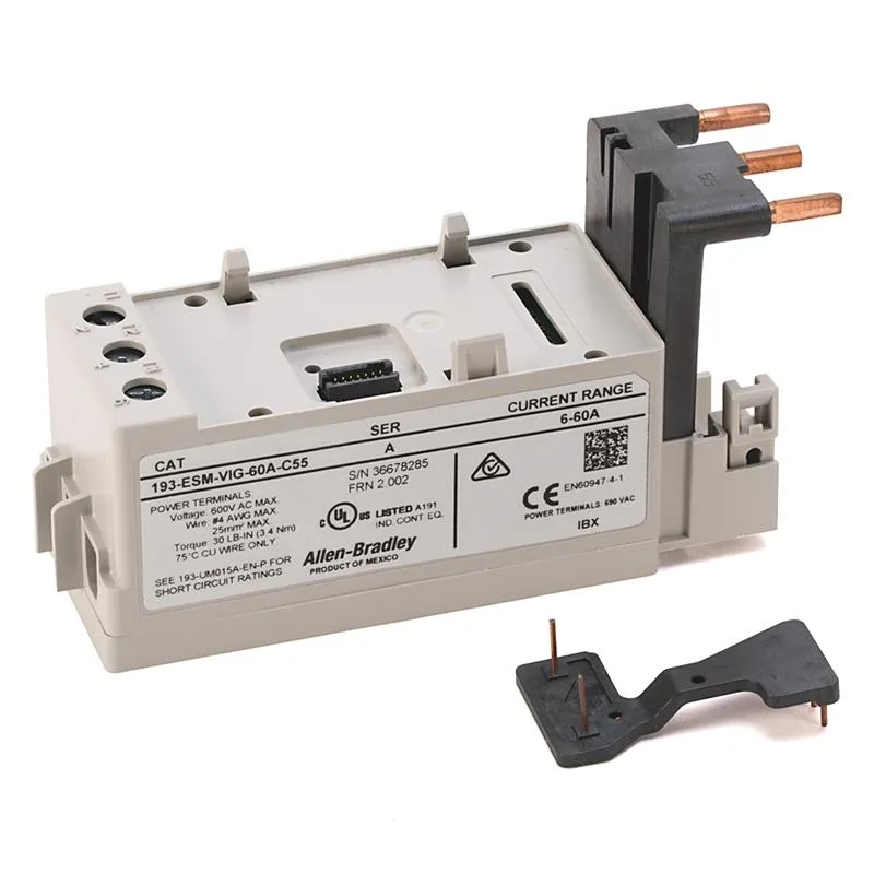 Allen Bradley 193-ESM-VIG-60A-C55 Overload Relays (193/592 IEC/NEMA)