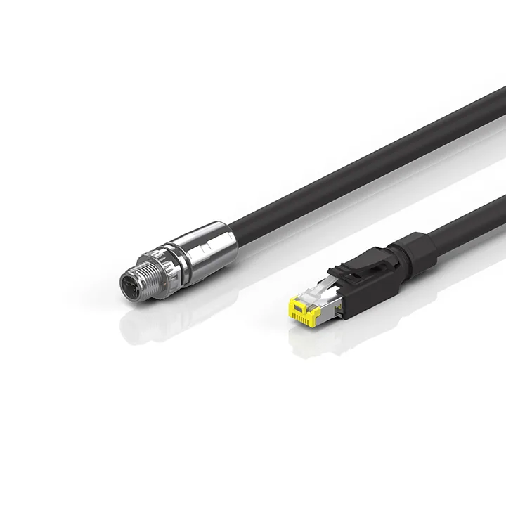Beckhoff C9900-K652...K666,-K761 CP-Link 4 cable, shielded, PVC, 4 x 2 x AWG23/7, fixed installation, black, Cat6A