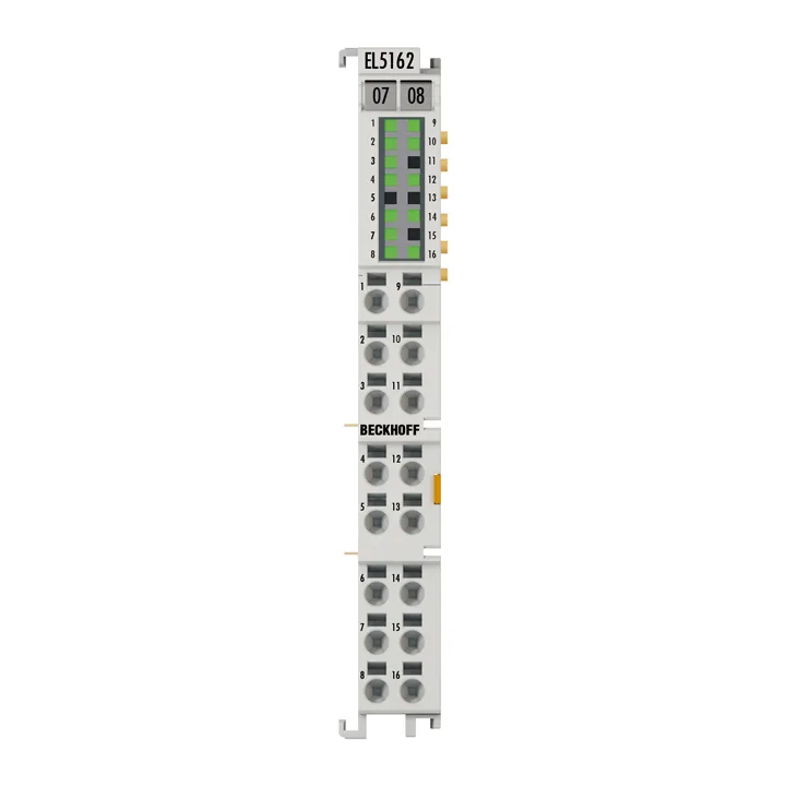 Beckhoff EL5162 EtherCAT Terminal, 2-channel encoder interface, incremental, 24 V DC HTL, 100 kHz, 2 x ABC