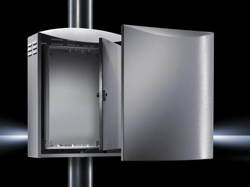 Rittal CS 9791.045 CS Wall-mounted enclosure, WHD: 630x780x380 mm, aluminum, with mounting plate, Enclosure-within-an-enclosure concept