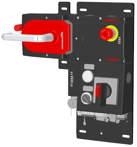 Euchner MGB-L1HEB-PNA-L-156197 Locking set MGB-L1-PN (guard locking by spring force) with 4 control elements, push-pull plug, RC12