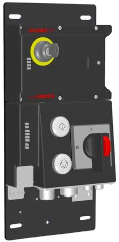 Euchner MGB-L0B-PNA-R-113614 Interlocking module and bus module MGB-L0-PN with 4 control elements, 7/8" and M12 plugs
