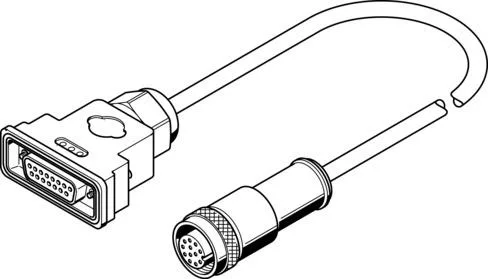 Festo KMTR-DC-SUB-15-M12-10 Motor cable