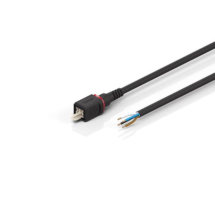 Beckhoff C9900-K978…K982 Power cable, PUR, 4 x 150 mm², drag-chain suitable, black