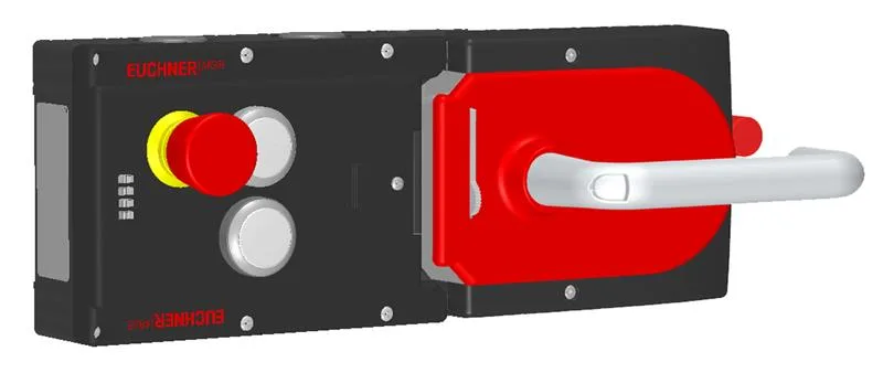 Euchner MGB-L2HE-ARA-R-121223 Locking set MGB-L2HE-ARA (guard locking by solenoid force) with 2 pushbuttons, emergency stop