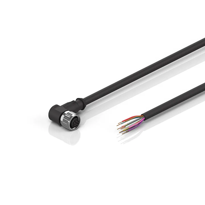 Beckhoff ZK2000-A400-0xxx Sensor cable, PUR, 12 x 014 mm², drag-chain suitable