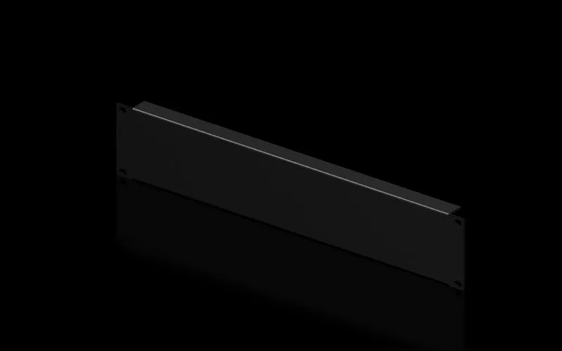 Rittal DK 7152.005 DK Kör panel, 19", 2U, 2'li pk, RAL 9005