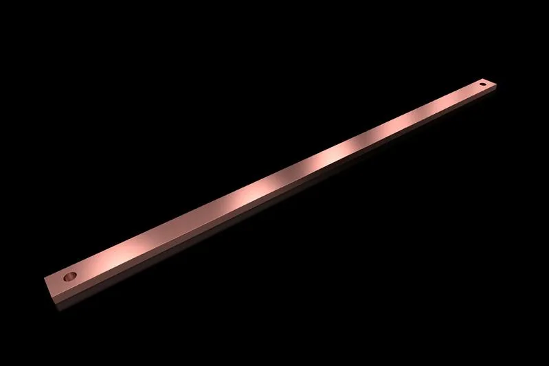 Rittal SV 9686.538 SV PE/PEN busbar E-Cu, WH: 30x10 mm, L: 700 mm