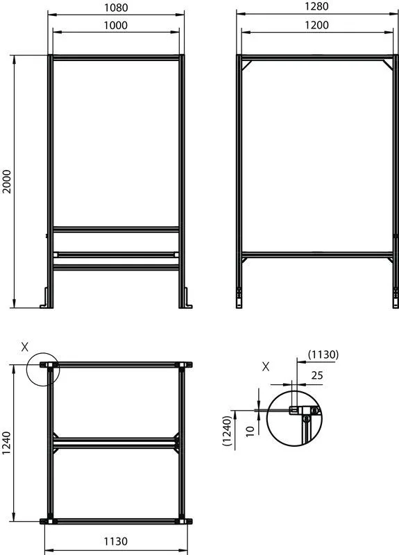 Leuze BT 712M-MRSET Set montaj ünitesi