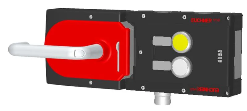 Euchner MGB-L0H-ARA-L-124259 Interlocking set MGB-L0H-ARA, with 2 pushbuttons, incl label carrier, RC18