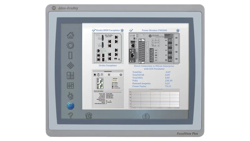 Allen Bradley 2711P-T6C22D8S PanelView Plus 7 Standard 6 Terminal
