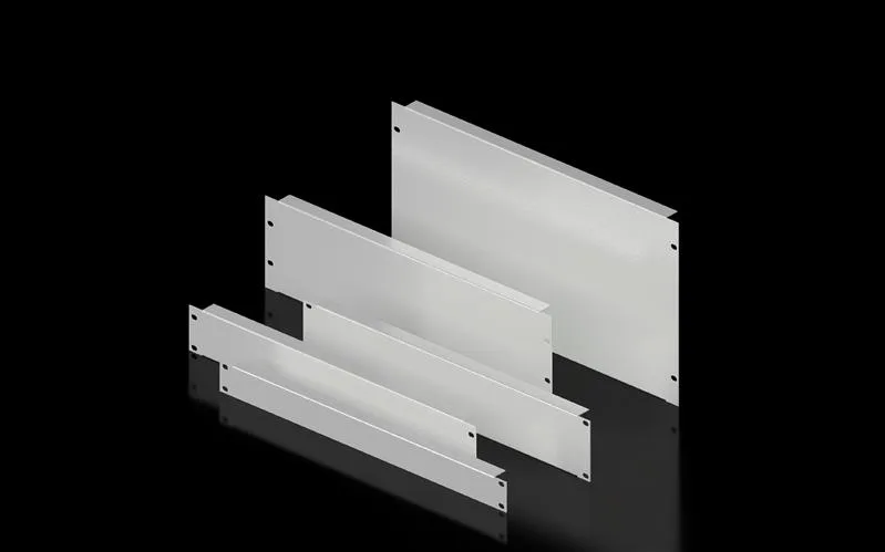 Rittal DK 7151.035 DK Kör panel, 19", 1U, 2'li pk