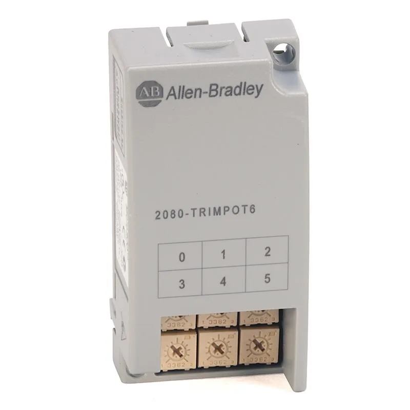 Allen Bradley 2080-TRIMPOT6 Micro800 6 Point Trim Pot Plug-In