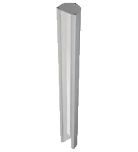 Pepperl+Fuchs SLCT-M-01-2100 Inclined mirror for stable 90° deflection with cover plate