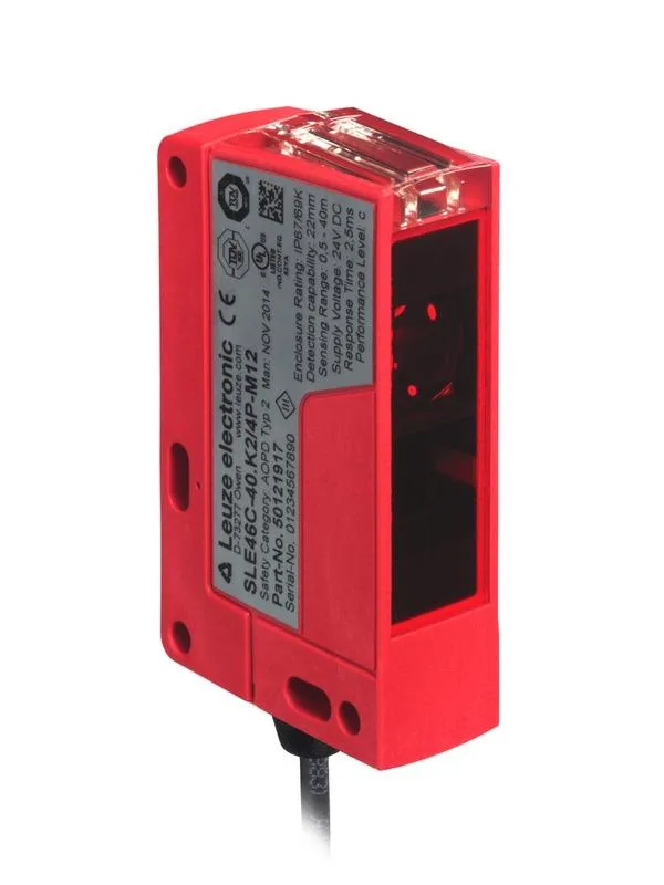 Leuze SLE46C-40.K2/4P Tek ışınlı emniyet bariyeri alıcısı