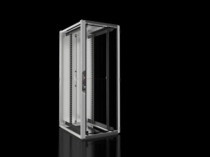 Rittal VX 5309.126 VX IT, 19" mounting angles, standard, front and rear, glazed door, WHD: 800 x 2000 x 1000 mm, 42 U