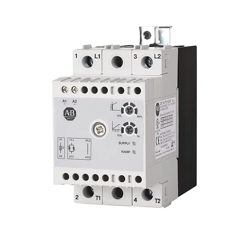 Allen Bradley 154-TP2C16NCD 16 A AC - 200 -600VAC - 100-240VAC Supply - 3 phase Soft Starting Controller - control of 2 phase