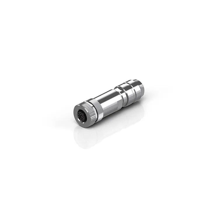 Beckhoff ZS1090-0010 M12 socket field assembly, Ethernet/EtherCAT, IP67, shielded