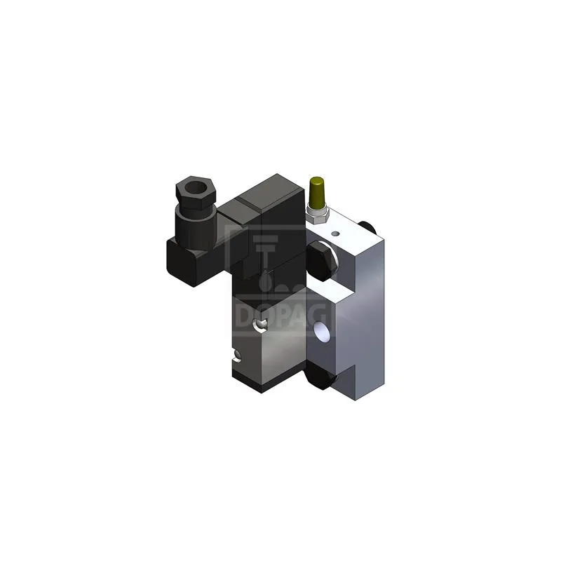 Dopag 1010842 Solenoid valve plate with industrial plug type CI