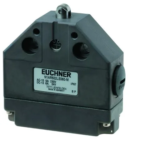 Euchner N1AR508LE060-M Single hole fixing limit switch N1AR/AB, roller plunger