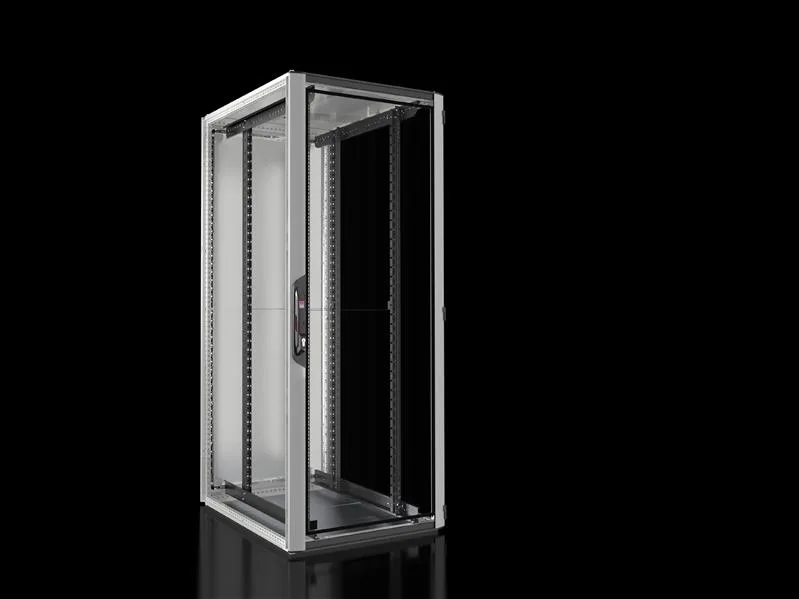 Rittal VX 5309.136 VX IT, 19" mounting angles, standard, front and rear, glazed door, WHD: 800 x 2000 x 1000 mm, 42 HE, IP 55