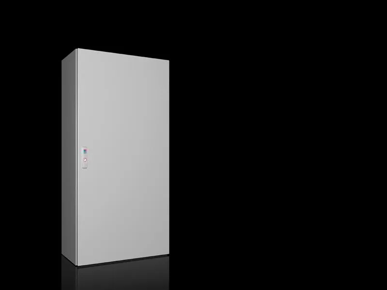 Rittal AX 1260.000 AX kompakt pano, GYD: 600x1200x300 mm, çelik sac, montaj plakalı, tek kapılı, 3 nokta kilit sistemli