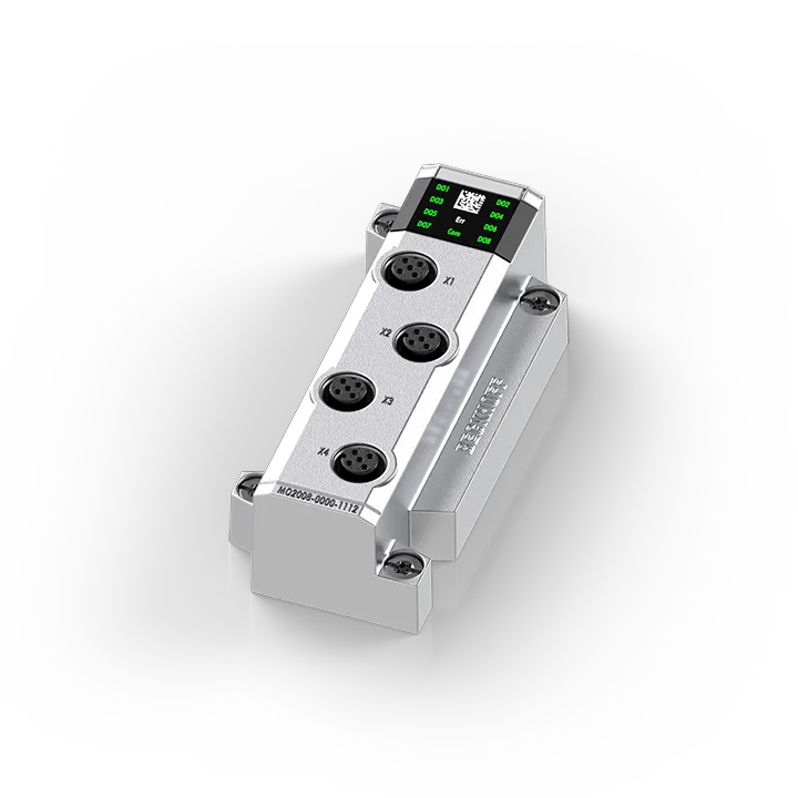 Beckhoff MO2008-0000-1112 I/O module, 8-channel digital output, 24 V DC, 05 A, M12