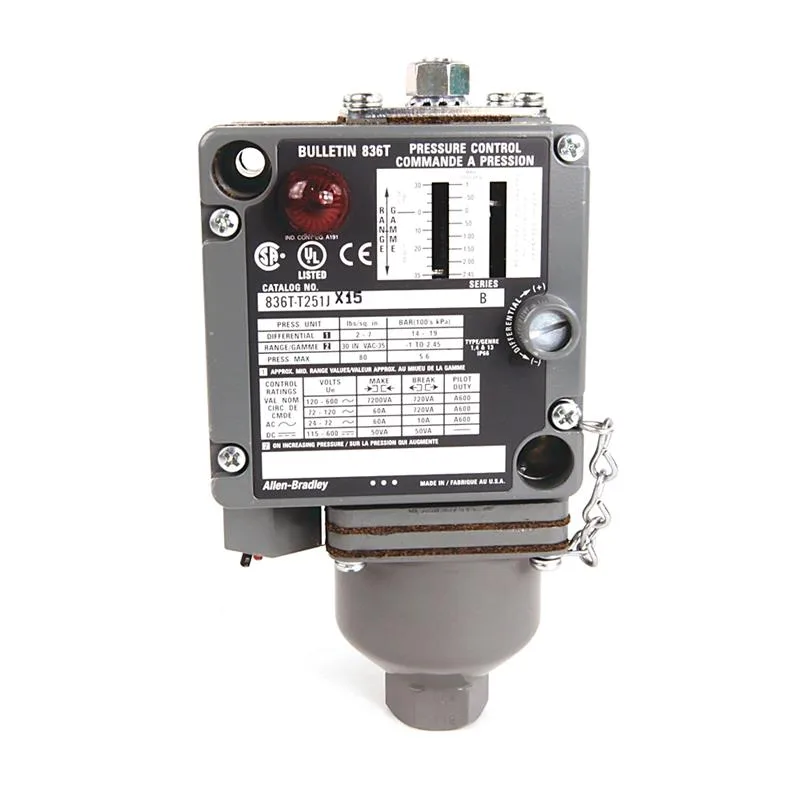 Allen Bradley 836T-T251E Electro-Mech Pres Cntrl Sw