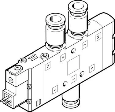 Festo CPE24-M2H-5L-QS-10 Selenoid valf