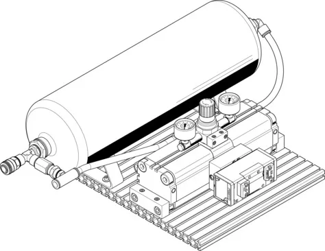 Festo DPA-63-16-CRVZS10 Basınç yükseltici