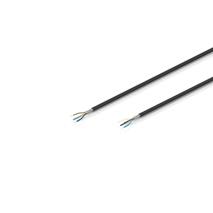 Beckhoff ZB9050 Power/sensor cable, PUR, 4 x 034 mm², drag-chain suitable, black